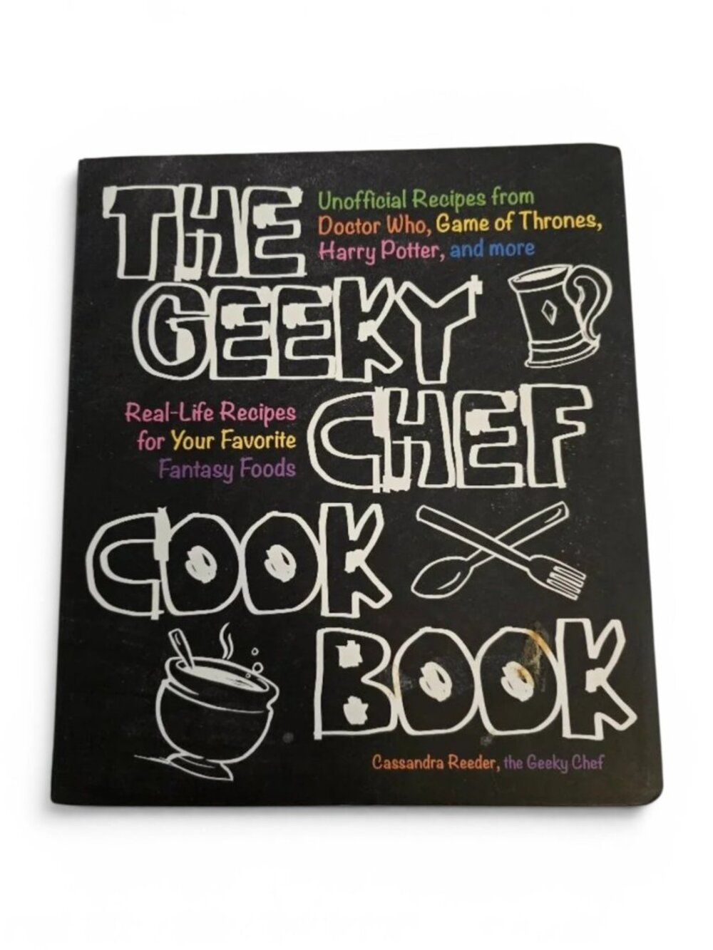 Geeky Chef Cookbook Harry Potter Doctor Who GOT Fantasy Recipes Nerd Gift Book